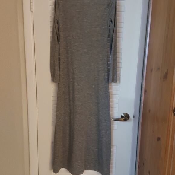 GAP Gray Long Sleeve Maxi Dress - Picture 3 of 7